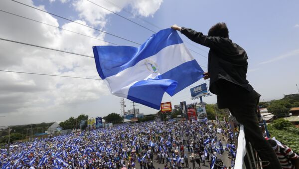 Las protestas en Nicaragua (archivo) - Sputnik Mundo