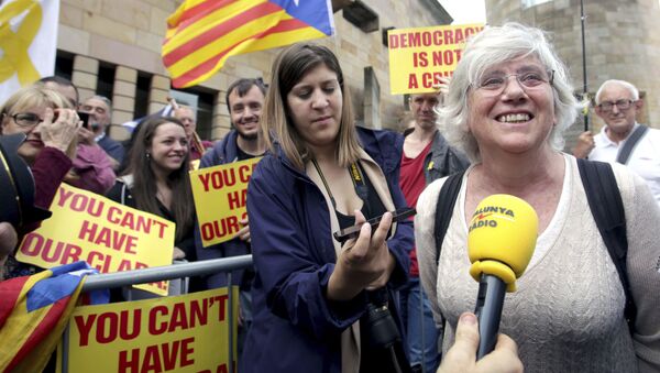 Clara Ponsatí, la exconsejera catalana - Sputnik Mundo
