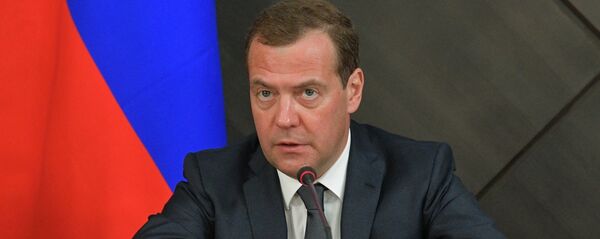 El primer ministro de Rusia, Dmitri Medvédev El primer ministro de Rusia, Dmitri Medvédev - Sputnik Mundo