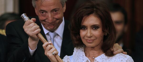 Néstor y Cristina Kirchner, foto de archivo Néstor y Cristina Kirchner, foto de archivo - Sputnik Mundo
