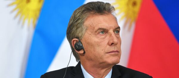 El presidente de Argentina, Mauricio Macri El presidente de Argentina, Mauricio Macri - Sputnik Mundo