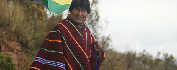 Evo Morales, presidente de Bolivia Evo Morales, presidente de Bolivia - Sputnik Mundo