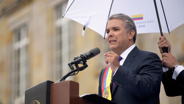 Iván Duque presidente de Colombia - Sputnik Mundo