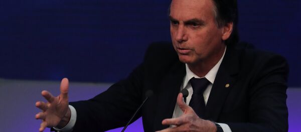 Jair Bolsonaro, candidato a la Presidencia de Brasil Jair Bolsonaro, candidato a la Presidencia de Brasil - Sputnik Mundo