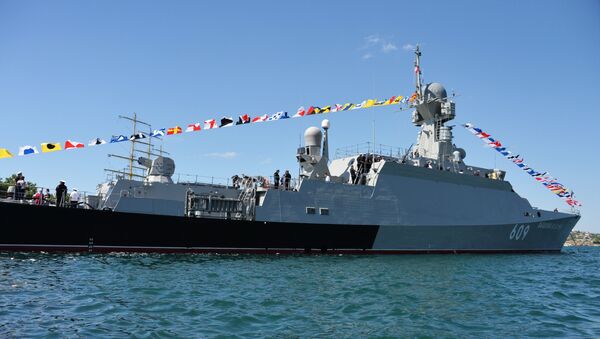 La corbeta portamisiles rusa Vishni Volochok, de la Flota del Mar Negro - Sputnik Mundo