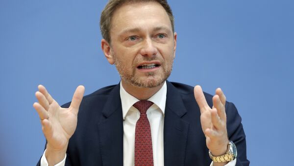 Christian Lindner, el líder del padrido Democrático Libre (FDP) de Alemania - Sputnik Mundo