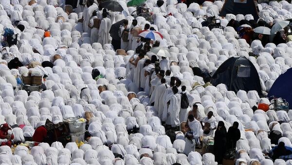Peregrinos musulmanes en la Meca, foto de archivo - Sputnik Mundo