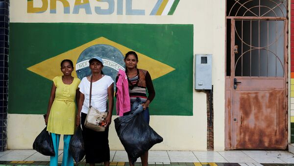 Migrantes venezolanas en el estado de Roraima, Brasil - Sputnik Mundo