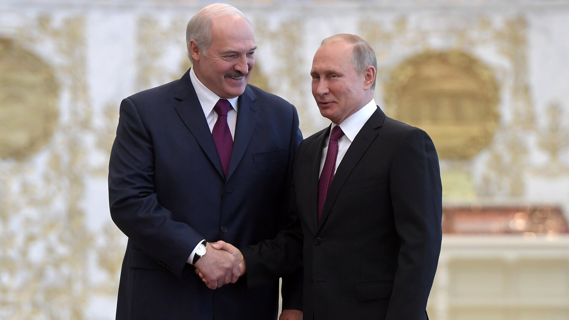 Presidente de Bielorrusia, Alexandr Lukashenko, y presidente de Rusia, Vladímir Putin (Archivo) - Sputnik Mundo, 1920, 22.07.2022