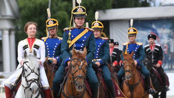 Jinetes de la Escuela de Equitación del Kremlin (archivo) - Sputnik Mundo