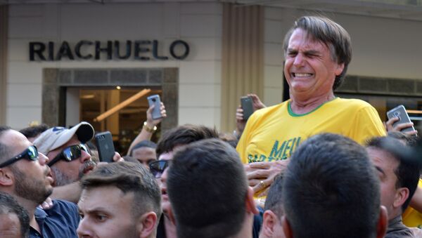 Atentado al candidato brasileño ultraderechista Jair Bolsonaro - Sputnik Mundo