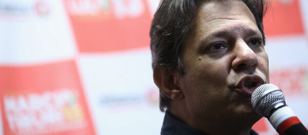 Fernando Haddad, candidato presidencial brasileño Fernando Haddad, candidato presidencial brasileño - Sputnik Mundo