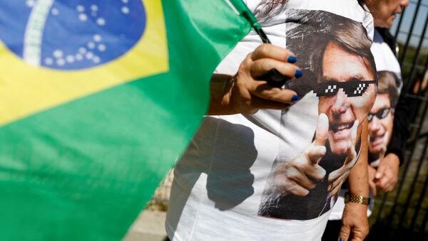 Partidarios del candidato Jair Bolsonaro - Sputnik Mundo