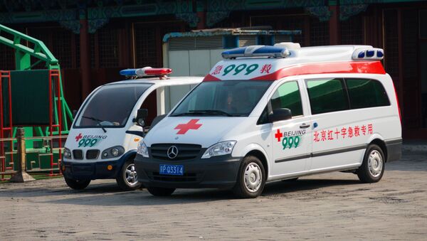 Ambulancias chinas - Sputnik Mundo