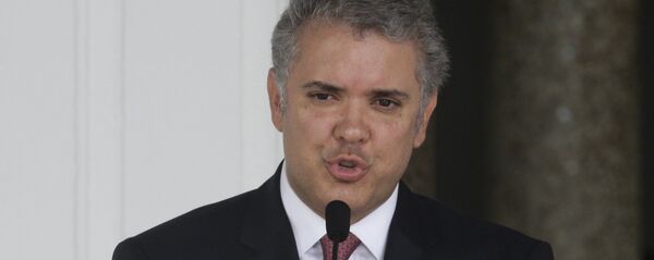 Iván Duque, presidente de Colombia Iván Duque, presidente de Colombia - Sputnik Mundo
