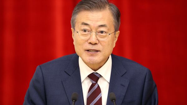 El presidente de Corea del Sur, Moon Jae-in - Sputnik Mundo