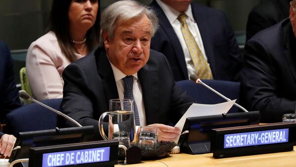 António Guterres, secretario general de la Organización de las Naciones Unidas (ONU) - Sputnik Mundo