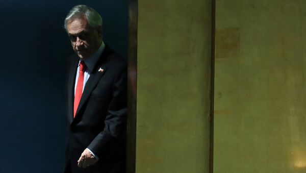 Sebastián Piñera, presidente de Chile, en la Asamblea General de la Organización de las Naciones Unidas - Sputnik Mundo