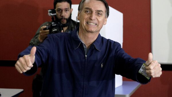 Jair Bolsonaro, candidato a la Presidencia de Brasil (archivo) - Sputnik Mundo