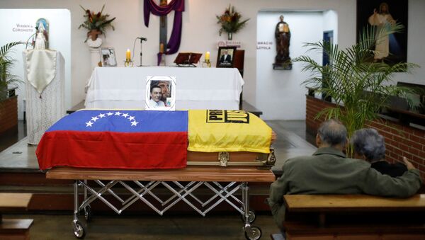 El funeral del opositor venezolano Fernando Albán - Sputnik Mundo