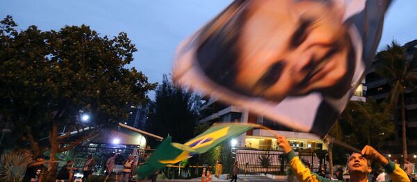 Segidores del ultraderechista Jair Bolsonaro Segidores del ultraderechista Jair Bolsonaro - Sputnik Mundo