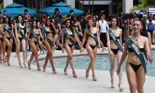 Miss Tierra 2018: las aspirantes al título irradian belleza - Sputnik Mundo