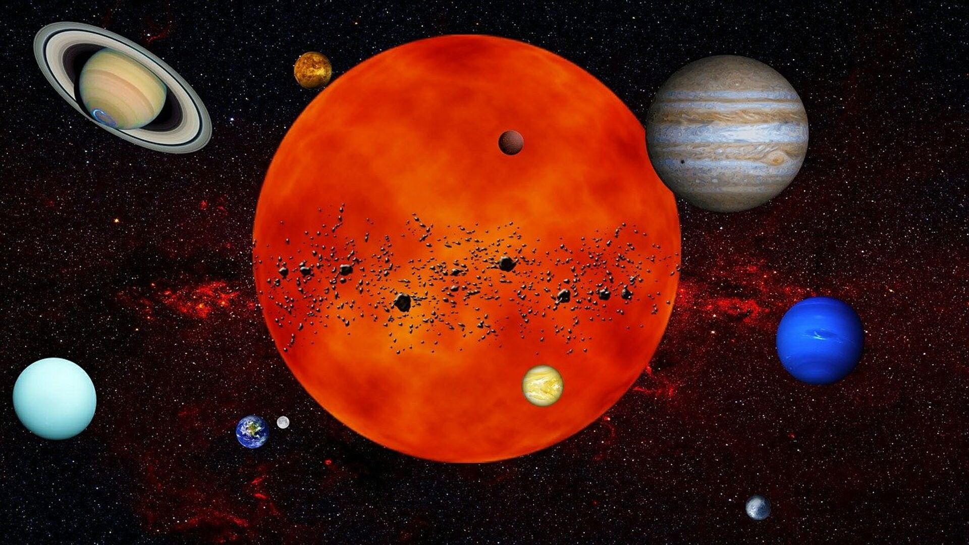Por qué los planetas del sistema solar son de diferente color? -  07.01.2022, Sputnik Mundo