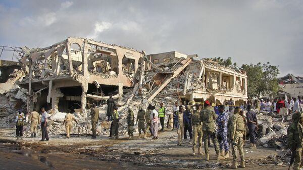 Consecuencias del atentado en Somalia en 2017 - Sputnik Mundo