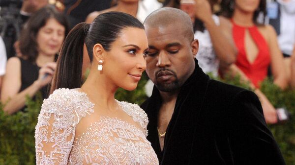 Kim Kardashian y Kanye West (archivo) - Sputnik Mundo