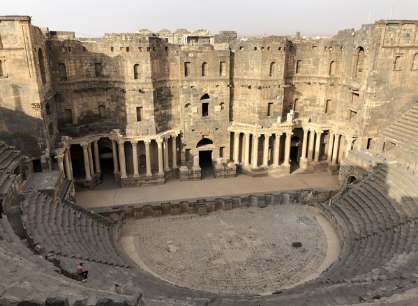 Anfiteatro romano en la ciudad de Bosra en la gobernación siria de Deraa. - Sputnik Mundo