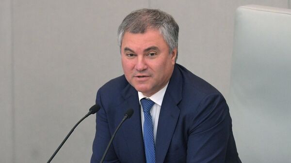 Viacheslav Volodin, presidente de la Duma de Estado - Sputnik Mundo