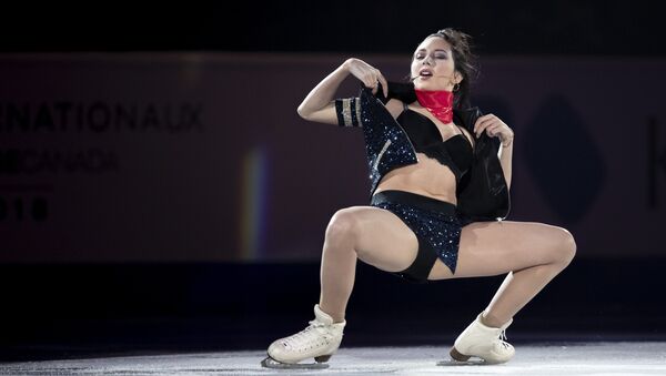 Elizaveta Tuktamysheva, patinadora rusa, en el Gran Premio de Quebec de patinaje artístico - Sputnik Mundo