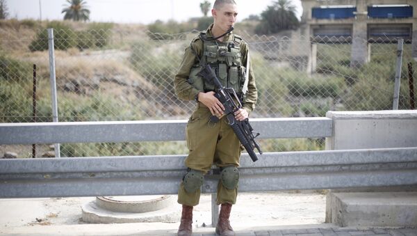 Soldado israelí en la frontera con Jordania (archivo) - Sputnik Mundo