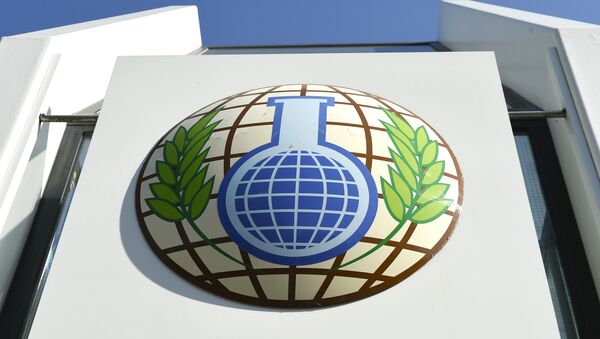El logo de la OPAQ - Sputnik Mundo