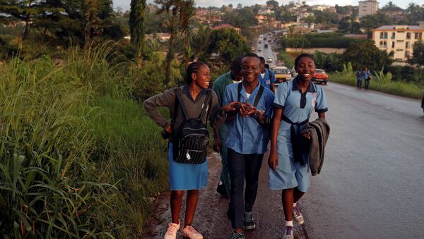 Estudiantes de Camerún (imagen referencial) - Sputnik Mundo