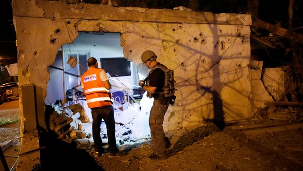 Destrucciones en la ciudad israelí de Ascalón tras el ataque del 12 de noviembre - Sputnik Mundo