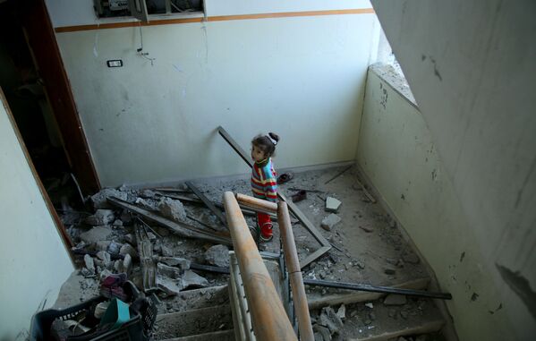 Consecuencias de los ataques de Israel en la Franja de Gaza - Sputnik Mundo