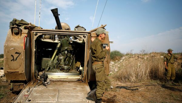 Militares israelñies en Gaza - Sputnik Mundo