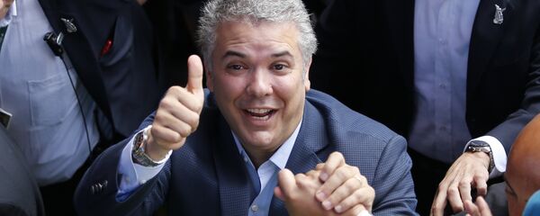 Iván Duque, presidente de Colombia Iván Duque, presidente de Colombia - Sputnik Mundo