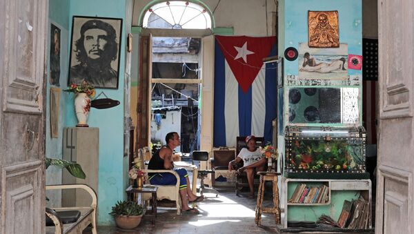 En un barrio residencial en la Habana, Cuba - Sputnik Mundo