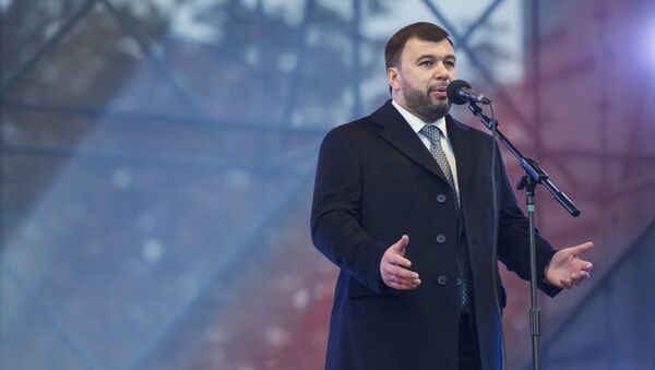Denís Pushilin, líder electo de la autoproclamada República Popular de Donetsk (RPD) - Sputnik Mundo
