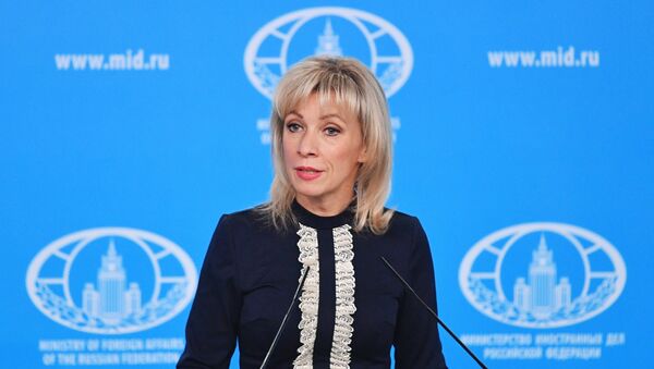 María Zajárova, la portavoz de la Cancillería rusa - Sputnik Mundo