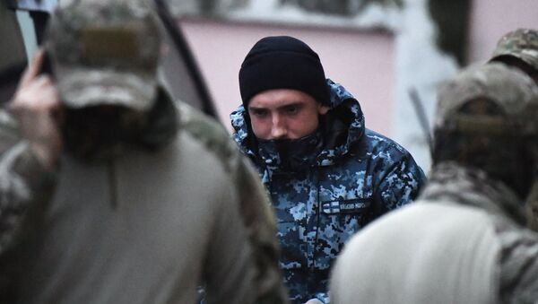Uno de los marineros ucranianos arrestados - Sputnik Mundo