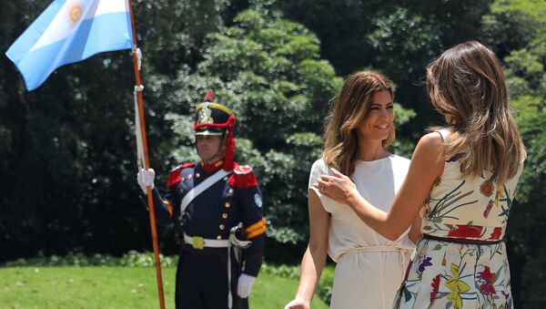 Juliana Awada y Melania Trump - Sputnik Mundo