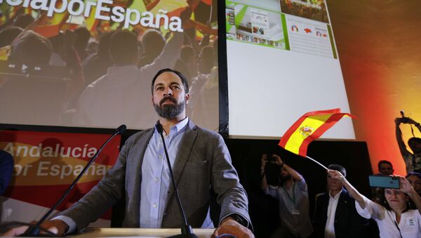 Santiago Abascal, el líder del partido Vox - Sputnik Mundo
