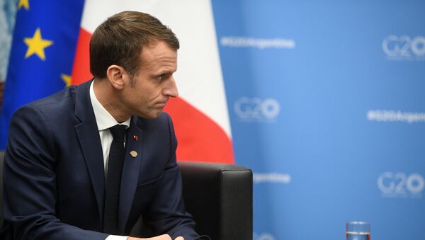 Emmanuel Macron, presidente de Francia - Sputnik Mundo