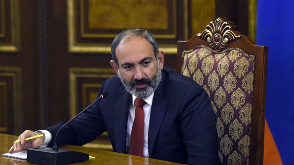 El primer ministro en funciones de Armenia, Nikol Pashinián - Sputnik Mundo