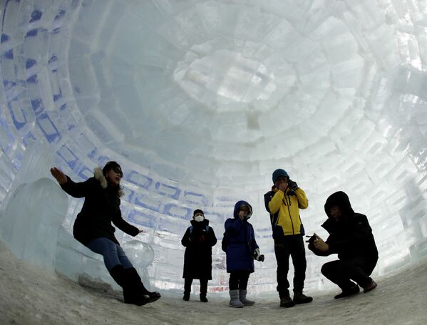Hay quien prefiere pasar más frío: los hoteles de hielo alrededor del mundo - Sputnik Mundo