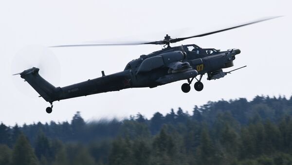 Helicóptero de ataque Mi-28N Cazador Nocturno, foto archivo - Sputnik Mundo
