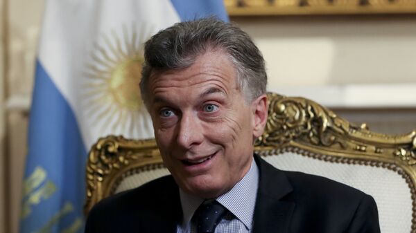 El presidente de Argentina, Mauricio Macri - Sputnik Mundo